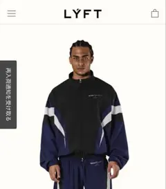 GW限定価格]LYFT ネイビー ナイロンジャケット - メルカリ