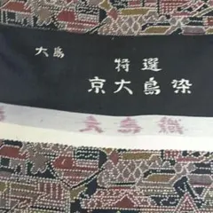 5 特選 京大島染 大島紬 反物