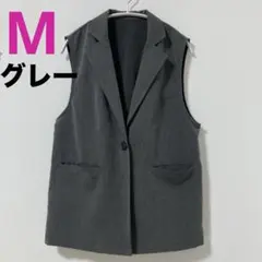 しまむら Radarista テーラードベスト ベスト　ジレ　グレー