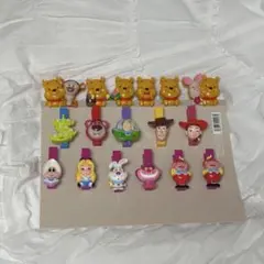 ディズニーリゾートキャラクリップくまのぷーさんトイストーリー不思議の国のアリス
