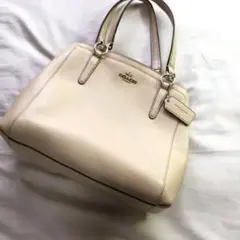 コーチ ハンドバッグ ショルダーバッグ　ベージュ