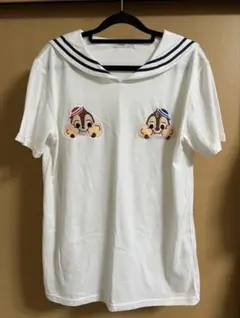 チップとデール セーラー襟Tシャツ M
