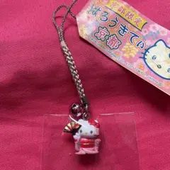 即購入可　神戸限定 北野　ハローキティ ストラップ HELLO KITTY 神戸限定 キーホルダー ハローキティ サンリオ - メルカリ