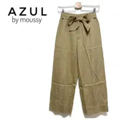 AZULbymoussy アズール マウジー ウエストゴム ワイドパンツ S