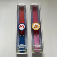 スーパーニンテンドーワールド パワーアップバンドセット　マリオ　ピーチ