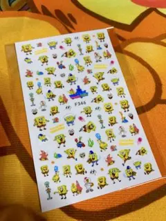 ♡スポンジボブ ネイルシール ♡