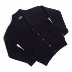 ブルックスブラザーズ ショールカラー くるみボタン カーディガン ラムウール