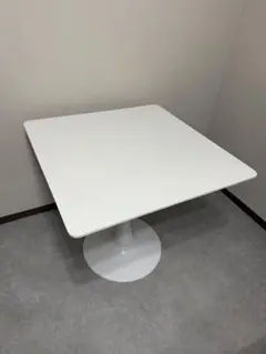 ホワイト スクエア ダイニングテーブル
