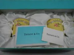 ☆Tiffany & Co. イエロー カップ&ソーサー セット/R0696