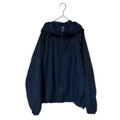 【ユニクロ】WOMEN ポケッタブルパーカー (Sサイズ) / ネイビーチェック