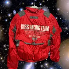 当時物☆[KISS RACING TEAM] フルデコ レーシングジャケット L 当時物☆[KISS RACING TEAM] フルデコ レーシングジャケット L - メルカリ
