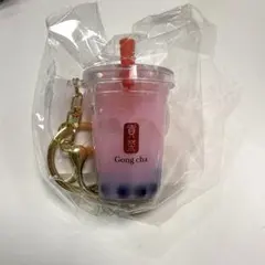 ゴンチャ韓国　立体キーホルダー ピンク Gong cha