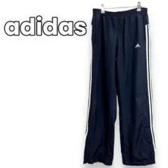 adidas アディダス ナイロンパンツ ネイビー