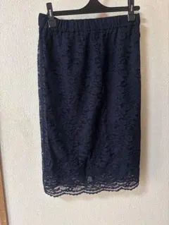 ネイビー レーススカートのサムネイル