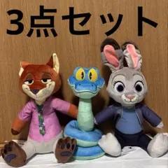 ズートピア2 Lぬいぐるみ ニック ジュディ パウバート ニブルズ