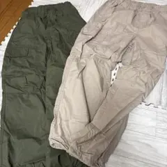 カーキ　ベージュ　春夏2点セットのサムネイル