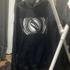 GILDAN ブラック フーディ M Passcodeロゴ