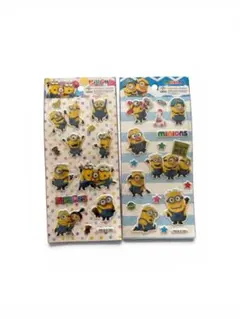 ミニオン 立体シール 2パックセット