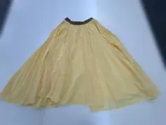 ADAM ET ROPE フレアスカート F イエロー