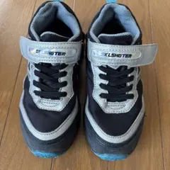 SKL SHOTER ブラックシルバー スニーカーのサムネイル