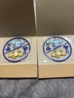 ナルミヤキャラクターズ クリアラバーコースター ポンポネット 2個セット