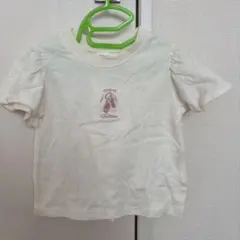 【未着用】Cottoli バレリーナ Tシャツ アイボリー　90サイズ