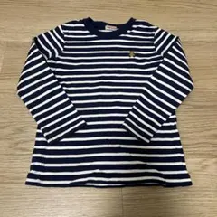 miki HOUSE ストライプ 長袖カットソー 110