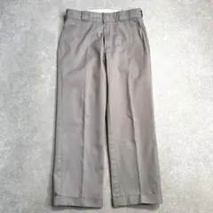 【美品】ディッキーズ874 ワークチノパンツ ライトグレー W32