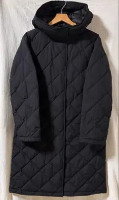 UNIQLO ユニクロ パフテックロングコートリラックスフィット ブラック M