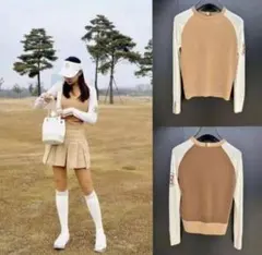 ジーフォア ゴルフウェア レディース セーターカーディガン