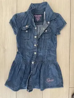 GUESS デニムワンピース 半袖 サイズ4 (100cm〜)