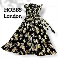 美品 Hobbs London マキシ丈 ロング ワンピース ベルト付 フラワーのサムネイル