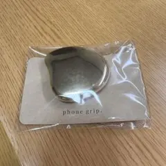 ［ phone grip ］plump motif type:a brouun