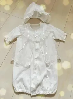 日本製♡ 夏物 お宮参り ベビードレス 50～70cm 女の子 男の子 新生児