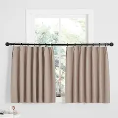 カーテン 遮光 断熱 防寒 100cm丈110cm コーラルピンク