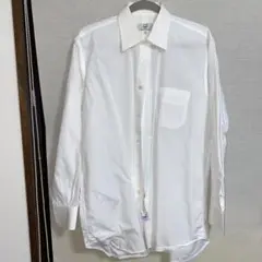 dunhill ENGINEERED FIT ホワイト長袖シャツ