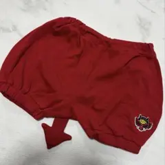 hystericmini ヒスミニ　しっぽ付き　ショートパンツ　赤　80