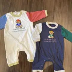 テディベア　カバーオール70 双子