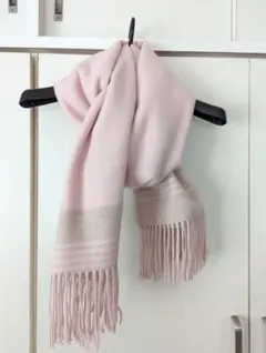 超美品★ランバンオンブルー　大判カシミアストール