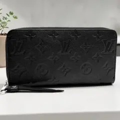 激美品✨ ルイヴィトン アンプラント ジッピーウォレット 長財布 ブラック 黒