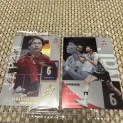 山内晶大 バレーボール 日本代表 トレーディングカード 2枚セット