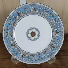 【匿名発送】WEDGWOOD フロレンティーンターコイズ　皿　プレートのサムネイル