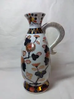 有田焼 林九郎窯 古伊万里様式 染付金彩 水注 小皿付 酒器 醤油差し