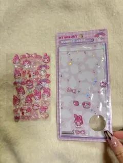 マイメロディ ボンボンドロップシール
