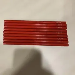 朱色 色鉛筆 9本セット