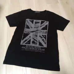 ロイヤルセンス　メンズ　半袖Tシャツ　ブラック