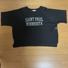 GLOBAL WORK 半袖Tシャツ ブラックのサムネイル