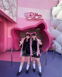 ユニバ USJ ハローキティ ヒョウ柄カチューシャセット