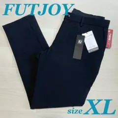 フットジョイ TWINSOF 撥水 裏起毛 レジメンタルストライプ パンツ