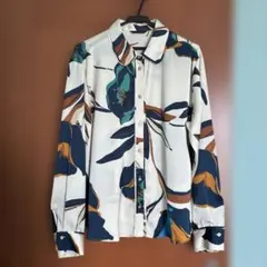 ZARA 花柄 ブラウス